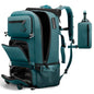 FUTURE AESTHEICS Travel backpack Carry-on Travel Backpack For Women Men Flight Approved Business Weekender Overnight Waterproof Daypack (Blue) - color: Blue