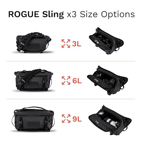 WANDRD ROGUE V1 9L Sling: Compact Camera Sling and Crossbody Bag with Fast Access, 3-Way Carry– Lightweight Everyday Bag Great for Travel, Photography, and Daily Use (Yuma Tan) - color: Yuma Tan, style: 9l