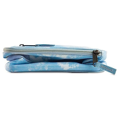 PackIt Freezable Classic Lunch Box, Blue Sky, Built with EcoFreeze Technology, Collapsible, Reusable, Zip Closure With Zip Front Pocket and Buckle Handle, Perfect for School Lunches - color: Blue Sky