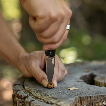 Gerber Gear LST - EDC Pocket Knife - Survival Tactical Tool for Travel, Camping & Outdoor Adventure - Lightweight & Compact Folding Knife - Stainless Steel Blade - Black - color: Black