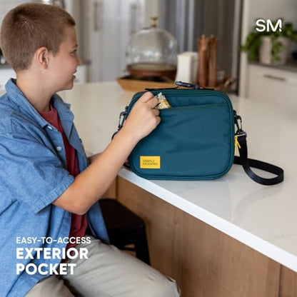 Simple Modern Hadley Lunch Box with Shoulder Strap | Kids & Adults | Insulated Bag with Pockets for Women, Men, Girls, Boys - color: Multi-color: 80s Mix
