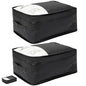 ONTYZZ Vacuum Compression Bag 20 inch Space Saver Bags Travel Case with IP67 Waterproof Zipper for Business Trip, Two Bag Black - color: 20'' Two Pack