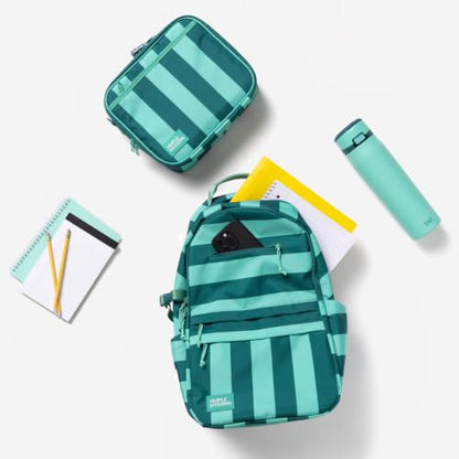 Simple Modern Hadley Lunch Box with Shoulder Strap | Kids & Adults | Insulated Bag with Pockets for Women, Men, Girls, Boys - color: Pattern: Hopscotch Checkmate