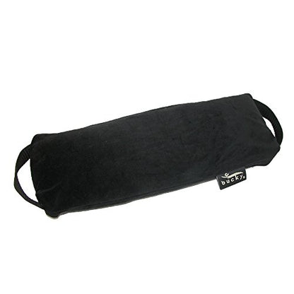 Bucky Baxter Ergonomic & Supportive Adjustable Lumbar Pillow, Black, One Size,Cotton - color: Black