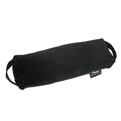 Bucky Baxter Ergonomic & Supportive Adjustable Lumbar Pillow, Black, One Size,Cotton - color: Black