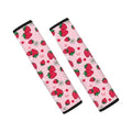 Cute Strawberry 2Pcs Car Seat Belt Cover Pads,Seat Belt Cushion Comfortable Anti-Slip Universal Auto Seat Straps for Vehicle Truck SUV Van Sedan - color: Cute Red Strawberry