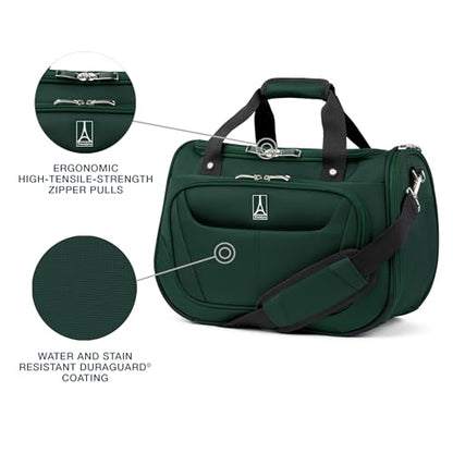 Travelpro Maxlite 5 Softside Lightweight Underseat Carry-On Travel Tote, Overnight Weekender Bag - color: Forest Green
