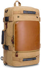 KAKA Wear-resistant Durable Backpack,Duffle Bag Travel Carry On Backpack - color: Khaki(weekender)