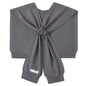 WaJuemy Women's Sweater Shawl Wraps Sleeves Knitted Collar Sweater Scarf Top Casual Lightweight Shoulder Cape Accessories - color: 05 Grey X