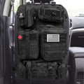 Tactical Seat Back Organizer, Molle Seat Back Organizer Panel With 5 Detachable Multi-Purpose Molle Pouch Fits Car Truck SUV Ford Jeep