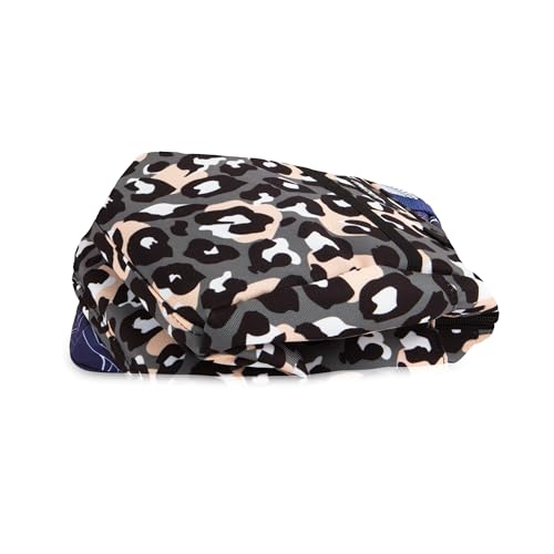 PackIt Freezable Hampton Lunch Bag, Wild Leopard Gray, Built with EcoFreeze Technology, Collapsible, Reusable, Zip Closure with Front Pocket and Shoulder Straps, Perfect for Tweens and Adults - color: Wild Leopard Gray