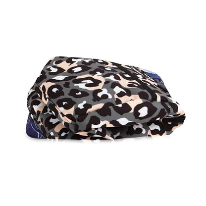 PackIt Freezable Hampton Lunch Bag, Wild Leopard Gray, Built with EcoFreeze Technology, Collapsible, Reusable, Zip Closure with Front Pocket and Shoulder Straps, Perfect for Tweens and Adults - color: Wild Leopard Gray