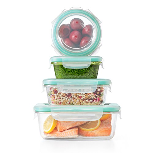 OXO Good Grips Smart Seal Airtight Container 12 Piece Glass Container Set - size: 12-Piece