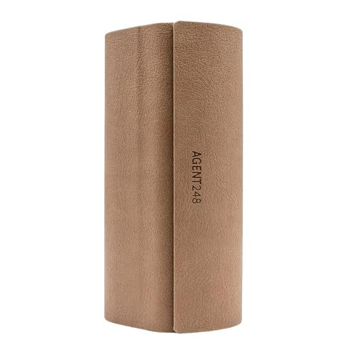 Eyeglass and Sunglass 2-Compartment Travel Case - color: Brown