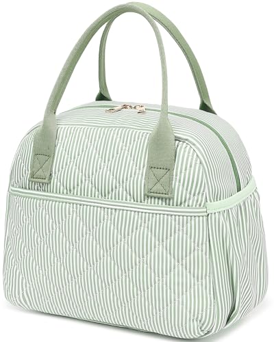 CAMTOP Lunch Box for Women Men Insulated Lunch Bag Lunch Tote Bag Leakproof Thermal Cooler Large Capacity for Travel Work School Picnic - color: Green, size: Medium