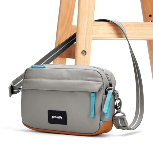 Pacsafe GO Crossbody | Anti Theft - color: Stone, size: 2.5 litre