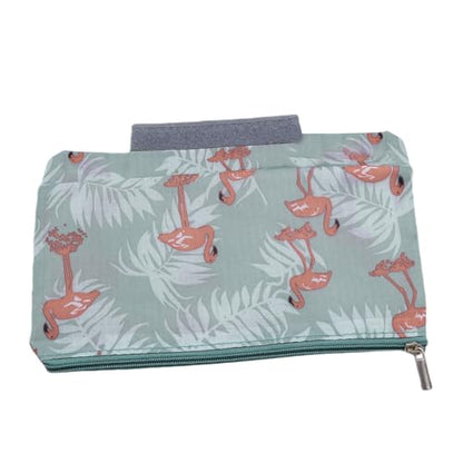 Bra Underwear Storage Bag Portable Multi-Functional Travel Organizers Pouch Case Packing Cube Cosmetic Bag,Blue Flamingo - color: Blue Flamingo