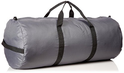 175L Extreme Duffel Bag, Heavy-Duty Gear Bag, 1050D Tuff Cloth, Diamond Ripstop, Reinforced Stitching - Grey (18” x 42") - color: Steel Grey, size: 18” x 42" (175 Liters)