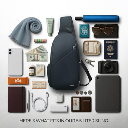 Travelon Anti-Theft Classic Sling Bag - color: Midnight