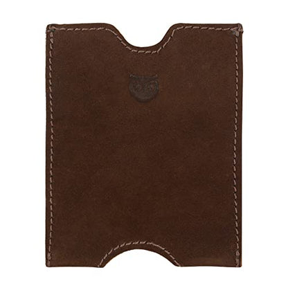 Hide & Drink, Travel Passport Pocket Sleeve Handmade from Full Grain Leather - Swayze Suede - color: Swayze Suede