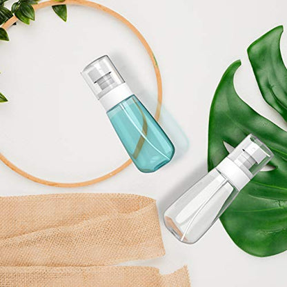 RELANOR Pack 2 Small Spray Bottle Travel Size 3.39oz/100ml - Fine Mist Mini Empty Spray Bottles - Leak Proof - for Toners, Face & Hair Mist - size: 100 ml - Pack 2