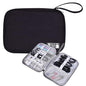 Organizer Case Small Electronic Devices USB Charger Accessories Mouse Phone Cable SD Power Bank Earphone - color: Medium-Black Medium-Organizer Bag