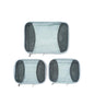 Baggallini Compression Cube 3-piece set - Lightweight Compression Packing Cubes for Travel - color: Pool