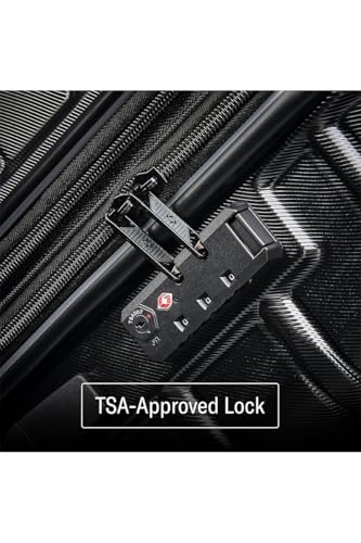Samsonite Omni 2 Hardside 2 Piece Set - Includes Global Carry-On & Large Checked Suitcases - 360° Dual Spinner Wheels - Integrated TSA Lock & Expansion - Amazon Exclusive - Midnight Black - color: Midnight Black, size: 2-Piece Set (Carry-on/Large)