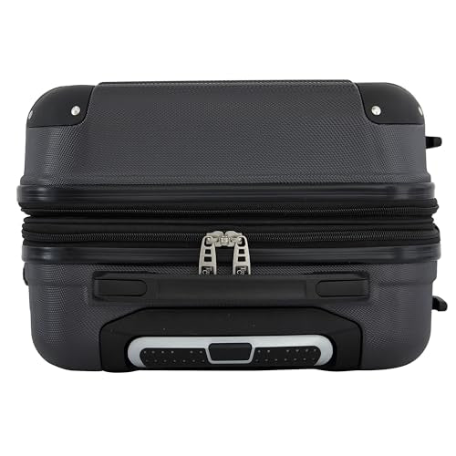 Travelers Club Phoenix Luggage, Blackened Pearl, 22-Inch Carry-On - color: Blackened Pearl, size: 22" Carry-On