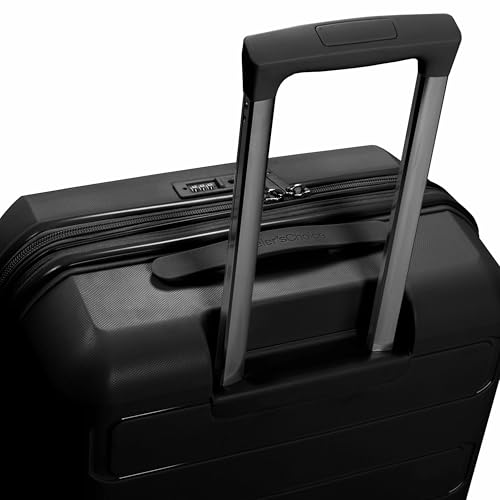 Traveler's Choice Pagosa Hardshell Expandable Luggage with Spinner Wheels, Black, 3-Piece Set (22/27/30) - color: Black, size: 3-Piece Set (22/27/30)