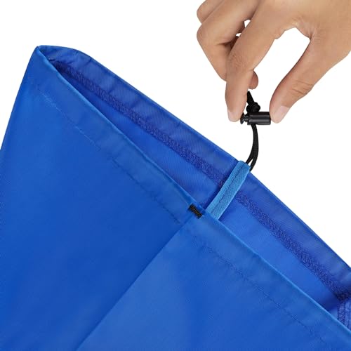PALTERWEAR Drawstring Bag with Toggle - Nylon Cinch and Ditty Pouch Six-Pack (Blue, 5 x 7 Inch, Set of 6) - color: Blue, size: 5 x 7 Inch