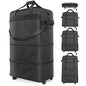 Suitcases with Wheels, Expandable Foldable Luggage Bag, Collapsible Rolling Travel Bag for Men Women, Lightweight Duffel Bag with Spinner Wheel (X Large)