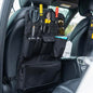 GMQ Car Seat Organizer,Multifunctional Tactical Car Seat Back Storage Pocket with Molle Pouch,Universal Fits for SUV,F150,Car Truck for Road Trips (1, Black)