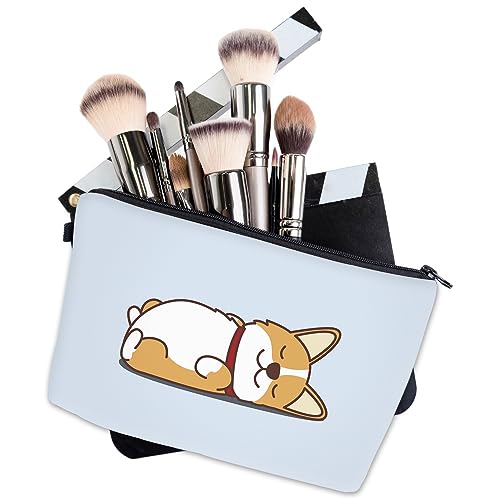 Deanfun Small Makeup Case - Cute and Waterproof Cosmetic Bag for Women(Corgi D5-55061) - color: Corgi 55061