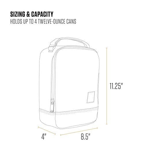 Carhartt Insulated Lunch Cooler For Men and Women, Fully Insulated Lunch Pale for Everyday Use, Faded Fatigue - color: Faded Fatigue