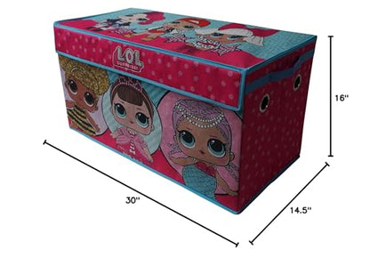 LOL Surprise Collapsible Storage Trunk, Multicolor - color: LOL Surprise