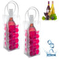 Ice Wine Bag, Wine Chiller, Wine Cooler Refrigerator, Wine Fridge, Wine Bottle Chiller Cooler for Red White Champagne or Sparkling. Set 2 (Pink Wine Bag) - style: Pink Wine Bag