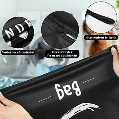 Shappy 2 Pack Large Travel Laundry Bags, Large Wet Dry Waterproof Dirty Clothes Bag for Suitcase, Swimsuit Beach Gym College Dorm Wet Bag(Cute Style) - style: Cute Style