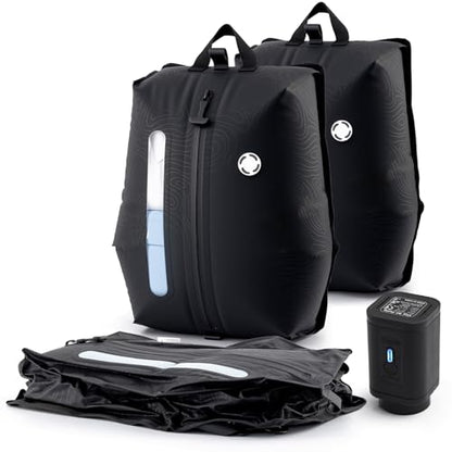 TAILI Travel Vacuum Compression Storage Bags with Wireless Pump -Vacuum Seal Bags (2Pack) for Travel Essentials, Space Saving, Wear-resistant & Waterproof Packing Cubes backpack for Clothing& Luggage - size: 2 Pack