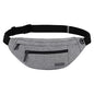 MAXTOP Large Crossbody Fanny Pack with 4-Zipper Pockets,Gifts for Enjoy Sports Festival Workout Traveling Running Casual Hands-Free Wallets Waist Pack Phone Bag Carrying All Phones - color: Neutral Gray, style: Large Fanny Pack(4 Zipper Pockets)