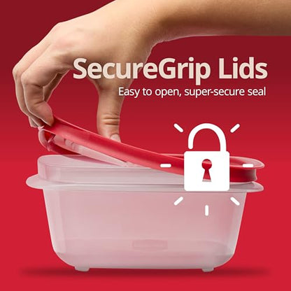 Rubbermaid EasyStore Rectangle, Square, and Round Containers, 34-Piece Set, Food Storage Containers, Food Storage Containers with Lids - size: 34-Piece