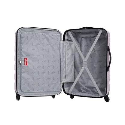 Wrangler 4 Piece Miami Luggage and Packing Cubes Set, Burnished Lilac - color: Burnished Lilac, size: 4 Piece Set
