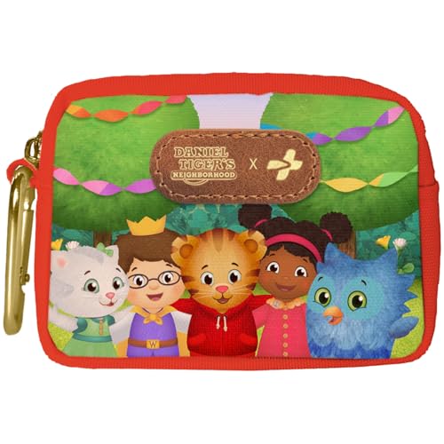 KeepGoing Daniel Tiger’s Small Travel First Aid Kit Kids – 60 Pc. Mini First Aid Kit for Purse, Diaper Bag, & Backpack with Latex-Free Bandages – 4 Oz., & 4.5 x 3.5 x 2 in, TSA-Approved - style: Hugs