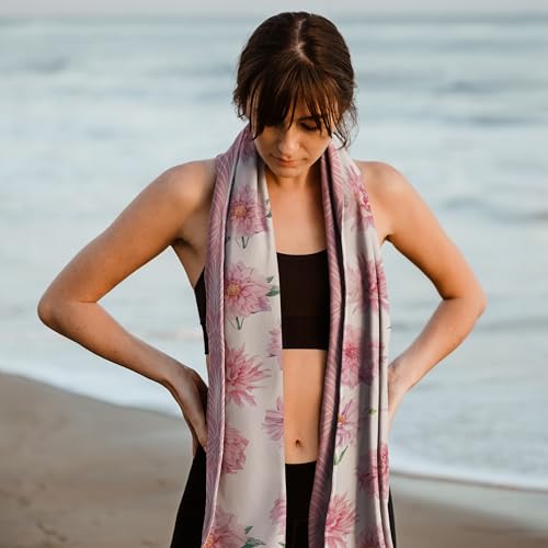 Hero Microfiber Large Beach Towel Compact for Travel (Pretty in Pink, 40" x 72") - color: Pretty in Pink, size: 40" x 72"