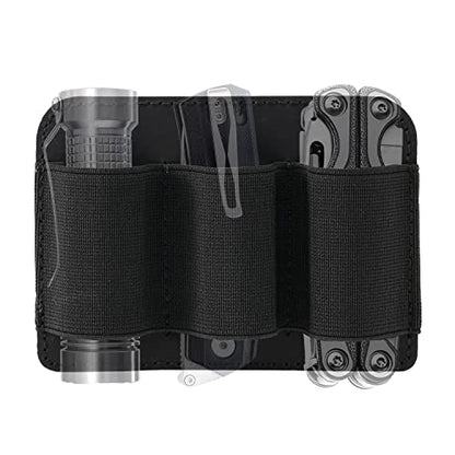 VIPERADE PL6 Tactical Modular EDC Organizer, Elastic Insert Pouch Panel with Hook Backed Accessories Holder, Attachment for Backpack, Tactical Vest, Bag - color: 1pc, M