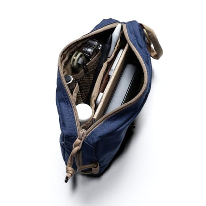 LOCHBY® Venture Pouch | Multipurpose Tactical Tool Bag | Water Resistant Waxed Canvas | Dual-Sided Zipper Pouch | for Motorcycle, Bike, EDC, Pen, Pencil, Art, Tech & Travel
