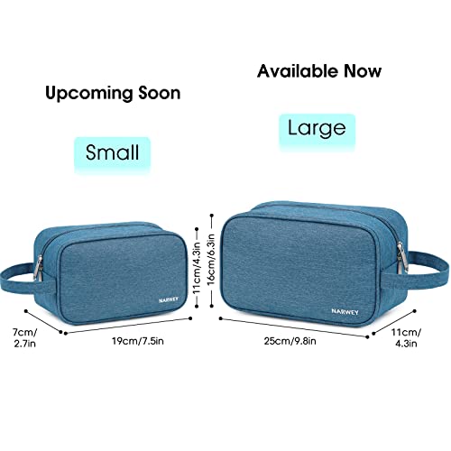 Narwey Travel Toiletry Bag for Women Traveling Dopp Kit Men Travel Bag for Toiletries Cosmetic Bag Makeup Bag Medicine Bag for Traveling (Navy Blue) - color: A-Navy Blue