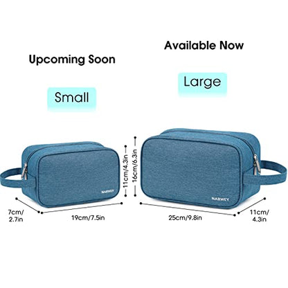 Narwey Travel Toiletry Bag for Women Traveling Dopp Kit Men Travel Bag for Toiletries Cosmetic Bag Makeup Bag Medicine Bag for Traveling (Navy Blue) - color: A-Navy Blue