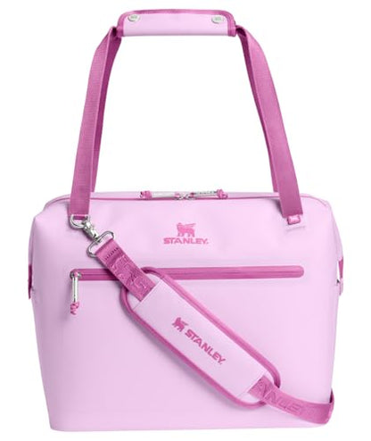 Stanley All Day Julienne Soft Cooler Bag and Lunch Box | Insulated Travel Bag with Zipper | BPA-Free - color: Soft Orchid, style: Max