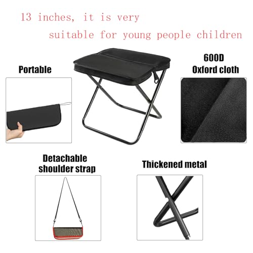 Small Portable Foldable Travel Pedal,Camping Stool Portable,13 in Ultra Light Mini Foot Rest,Compact Design for Enhanced Comfort,Not Suitable for Buyers with Heavier Body Weight.(12.6 in) - size: 12.6 IN